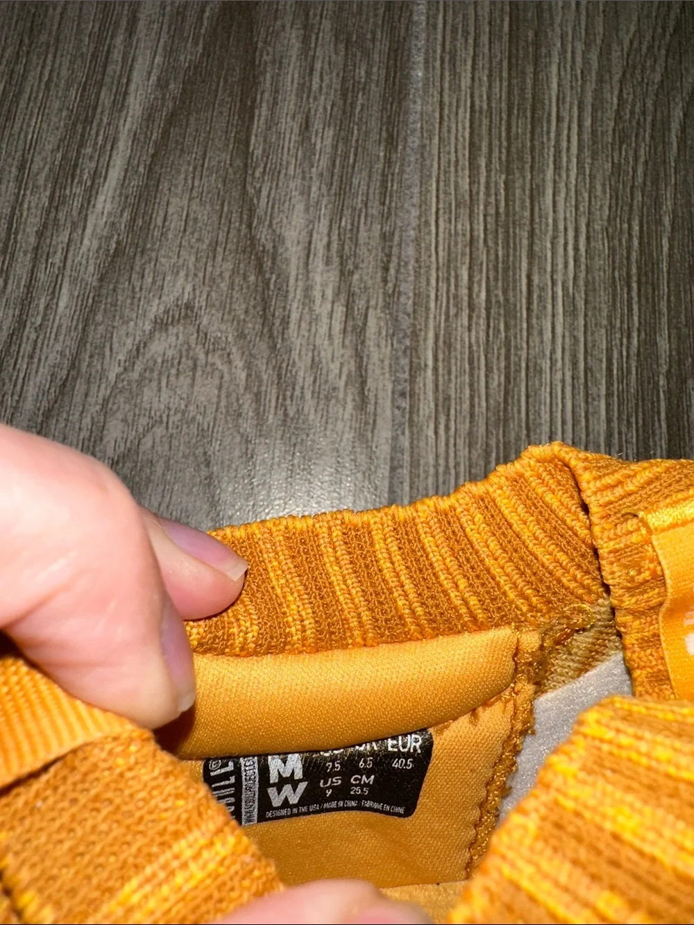 NOBULL Mustard Yellow Knit Athletic Sneakers